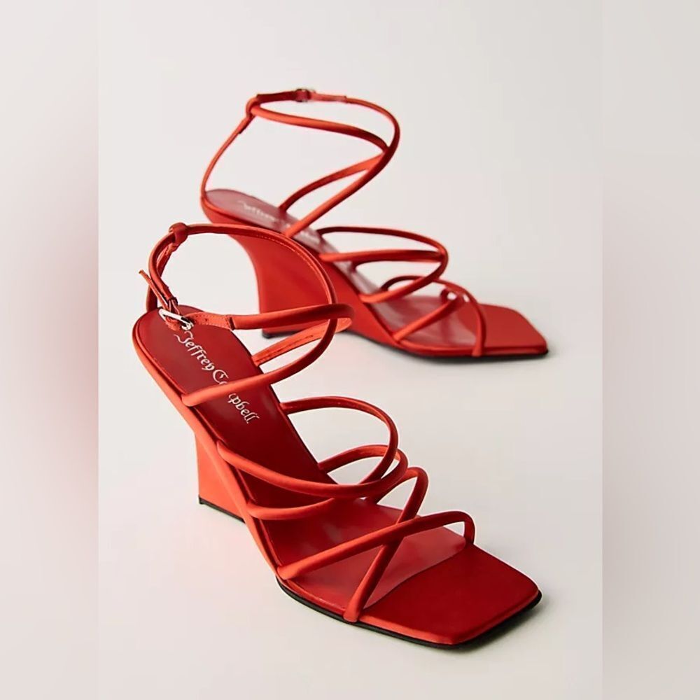 Jeffrey Campbell To The Sky Strappy Wedges